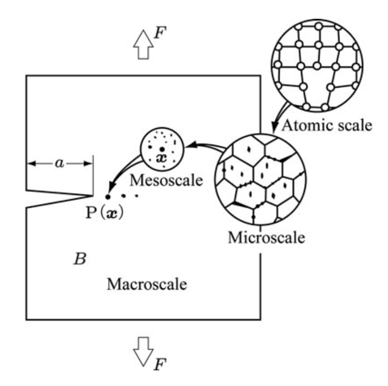 Fracture at different length scale